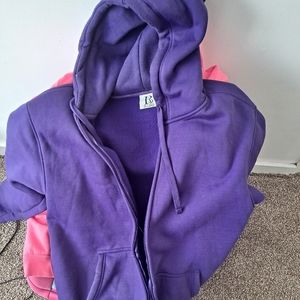 Purple hoodie